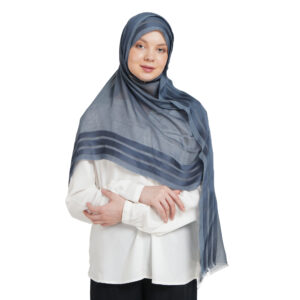 PLAIN SILKY MODAL-STONE BLUE